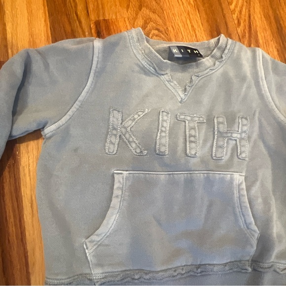Kids Kith Blue Crew Neck Swear Shirt Size 3T - Picture 12 of 12